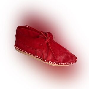 The Great Canyon Moccasin Red NWB Haircalf